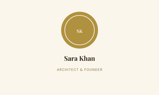 Badge business card design, Champagne Badge
