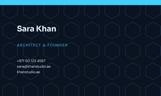 Circuit business card design, Circuit Blue Circuit