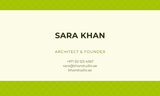 Diner business card design, Citrus Diner