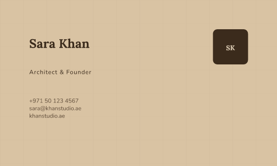 Seal business card design, Kraft Seal