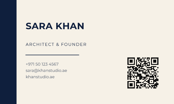 Band business card design, Navy Band