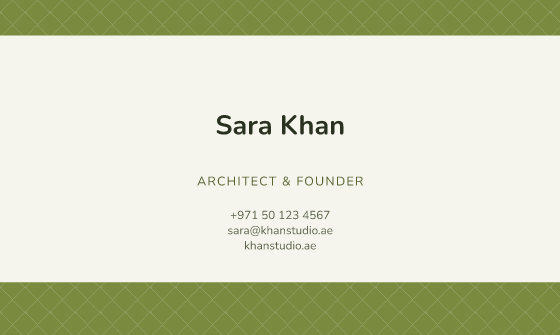 Diner business card design, Olive Diner