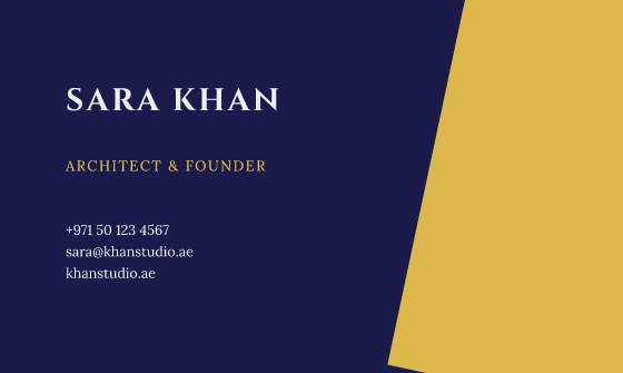 Spotlight business card design, Royal Spotlight